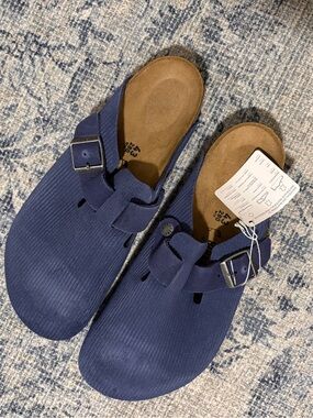 Birkenstock Boston Suede Corduroy